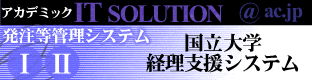 アカデミックIT 国立大学経理支援システム