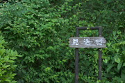 コゴメウツギと見返台の標識 - 片倉城跡公園