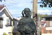 冬、彫刻「希望」2 - 片倉城跡公園