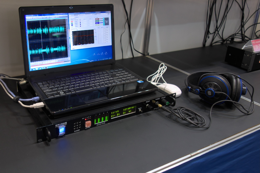 放送用音声比較装置 ABE-2100C - 参考出展とデモ