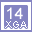 14.1型 ディスプレイ XGA