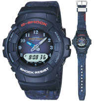 カシオ G-SHOCK/DENIM SPIRITS G-100ND-2B2JF